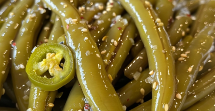 Texas Green Fire Pickled Green Beans