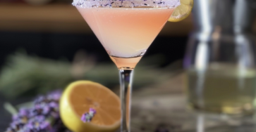 Lavender Lemon Drop Martini