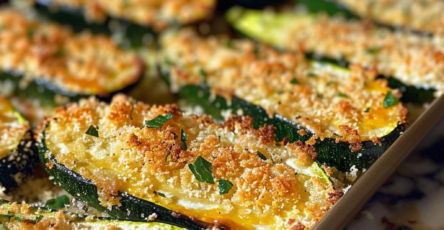 Crispy Baked Parmesan Zucchini