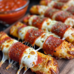 Pepperoni Pizza Cheese Sticks: A Savory Snack You’ll Love