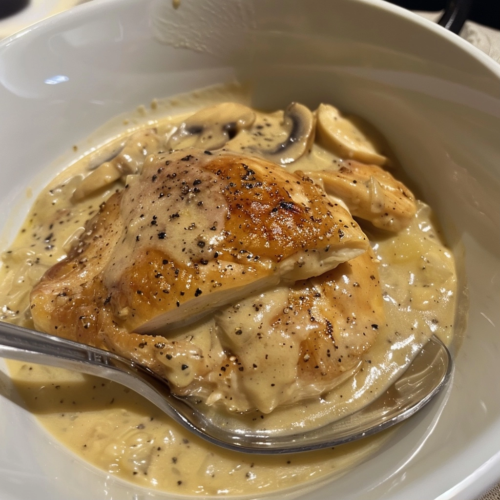 Comforting Slow Cooker Chicken & Gravy