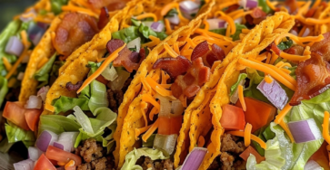 Doritos Walking Tacos with Turkey Bacon & Beef