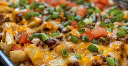 Loaded Chili Cheese Fries Casserole