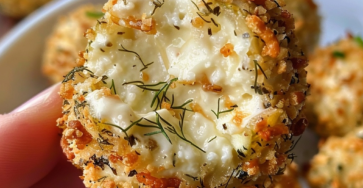 Dill Pickle Ranch Crunch Cheese Ball Bites