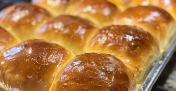 Buttery Parker House Rolls