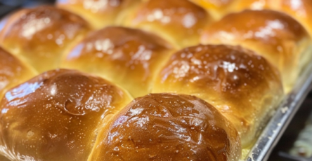 Buttery Parker House Rolls