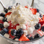 Red White and Blue Cheesecake Salad