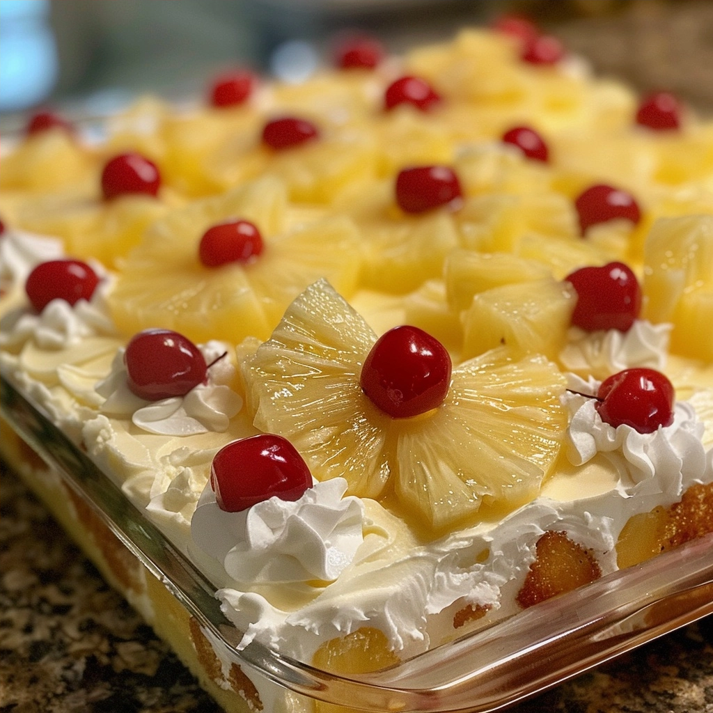 Juicy Pineapple Cake