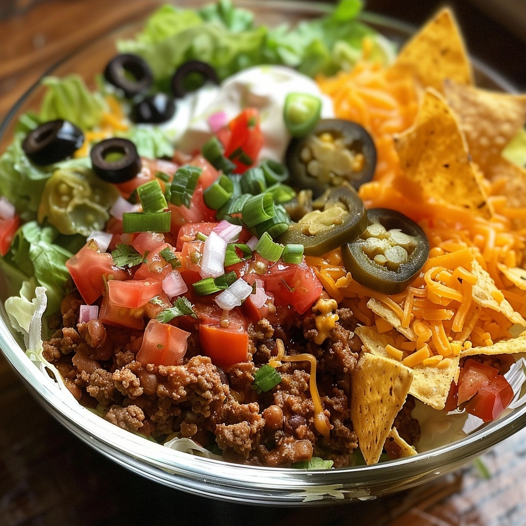 Seven-Layer Taco Salad