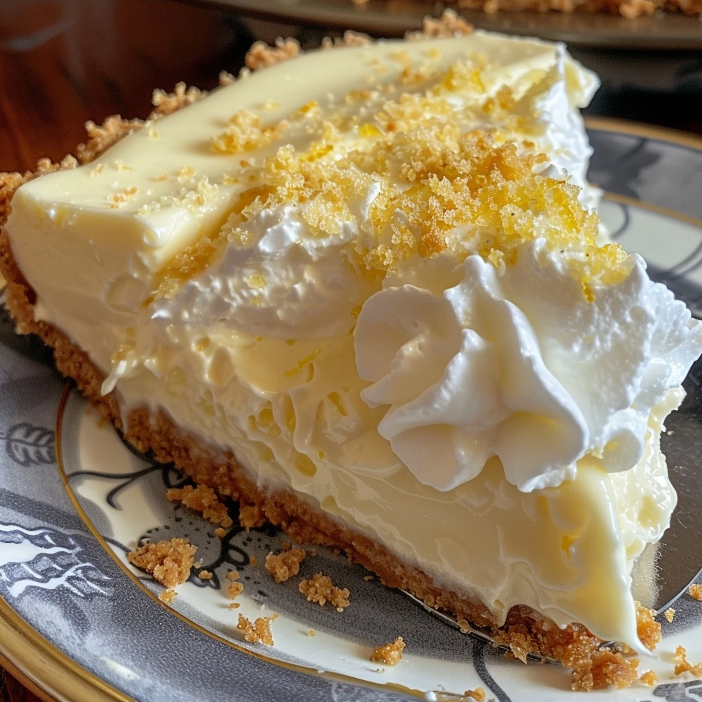 No-Bake Cream Cheese Lemonade Pie