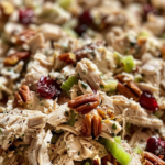 Creamy Cranberry Pecan Chicken Salad