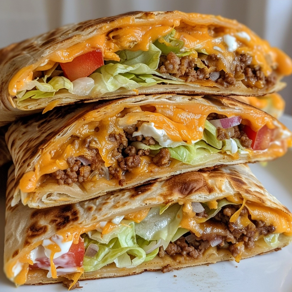 Homemade Crunchwrap Supreme