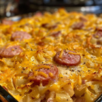 Smoked Sausage and Hashbrown Casserole