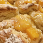 Peach Buttermilk Biscuits