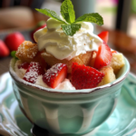 Memorial Day Strawberry Shortcake Cups
