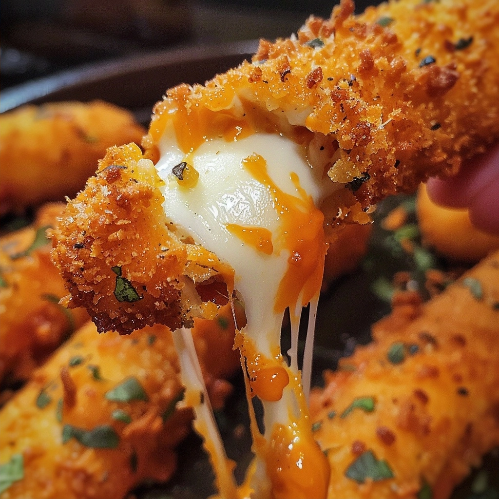 Nacho Cheese Doritos Mozzarella Sticks: Crispy, Cheesy Snack Perfection