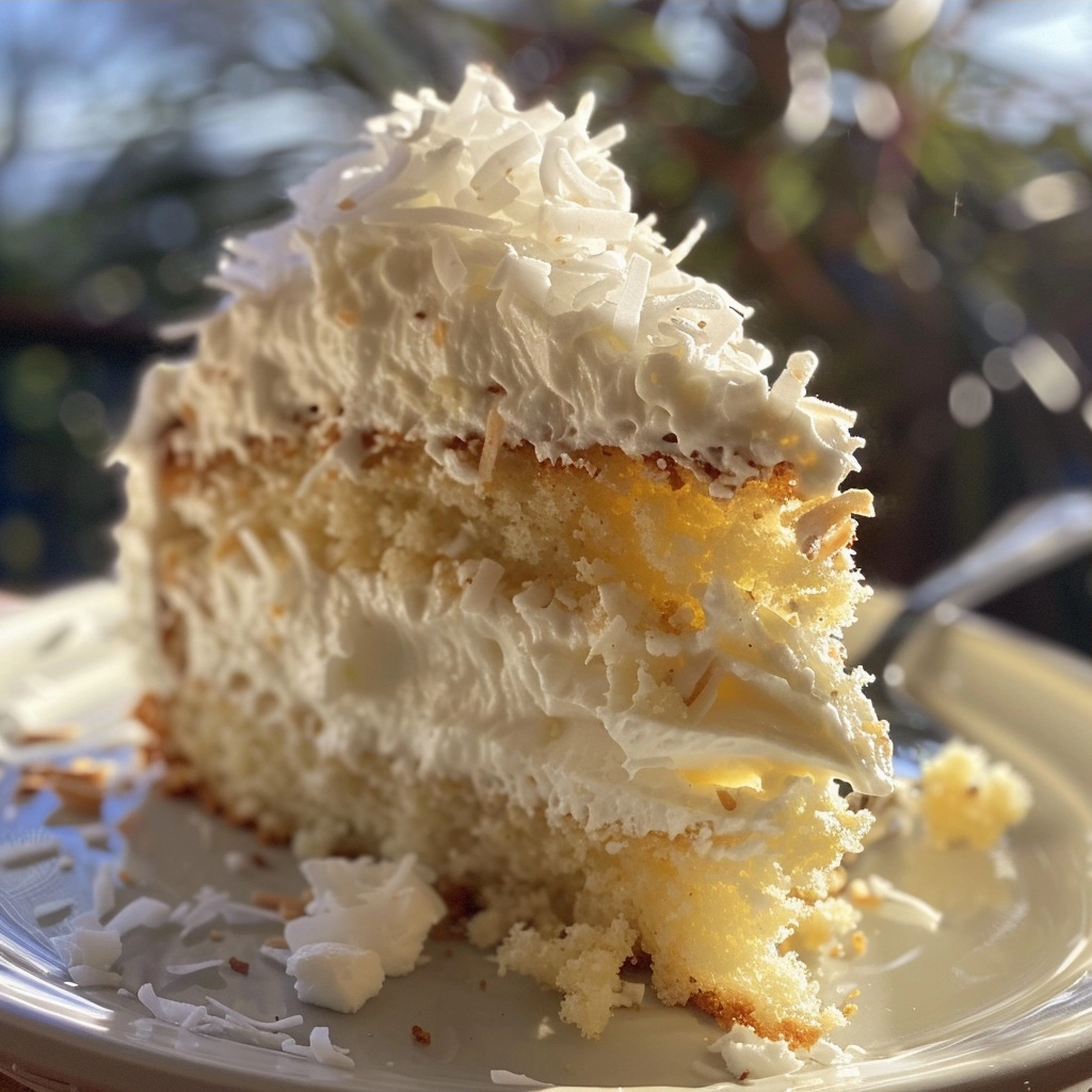 Creamy Coconut Cake Recipe