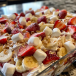 Strawberry Banana Cheesecake Salad Recipe