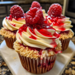 Heavenly Raspberry Cheesecake Cupcakes